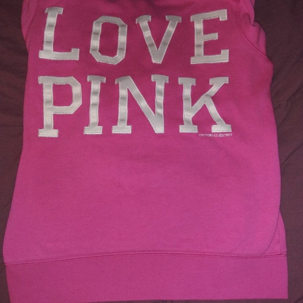 Vs pink full zip